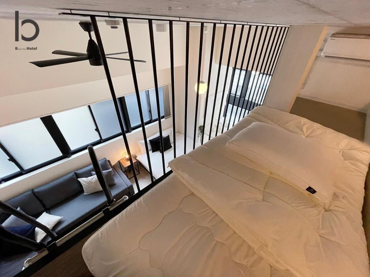 Bhotel Nekoyard - Stylish Loft Studio Steps From Peace Park Hiroshima Exteriör bild